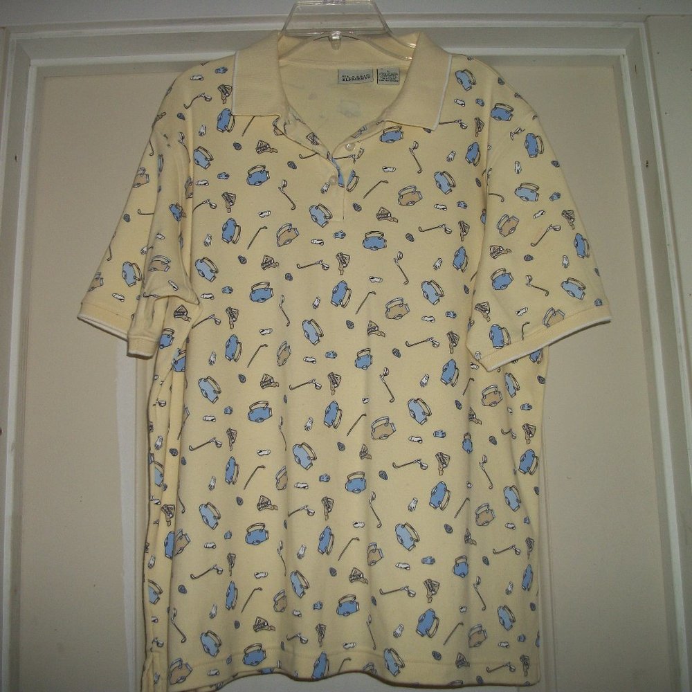 CLASSIC ELEMENTS RETRO RADIO GOLF? RETRO SHIRT L
